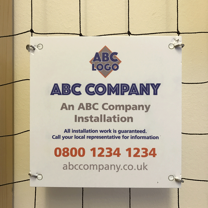 INSTALLERS SIGN - MADE TO ORDER